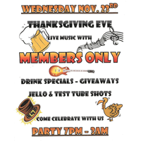 Live Music Thanksgiving Eve